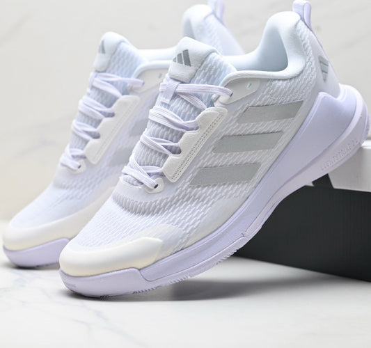 Adidas Training Shoes | Lightweight Workout Sneakers - White/Silver