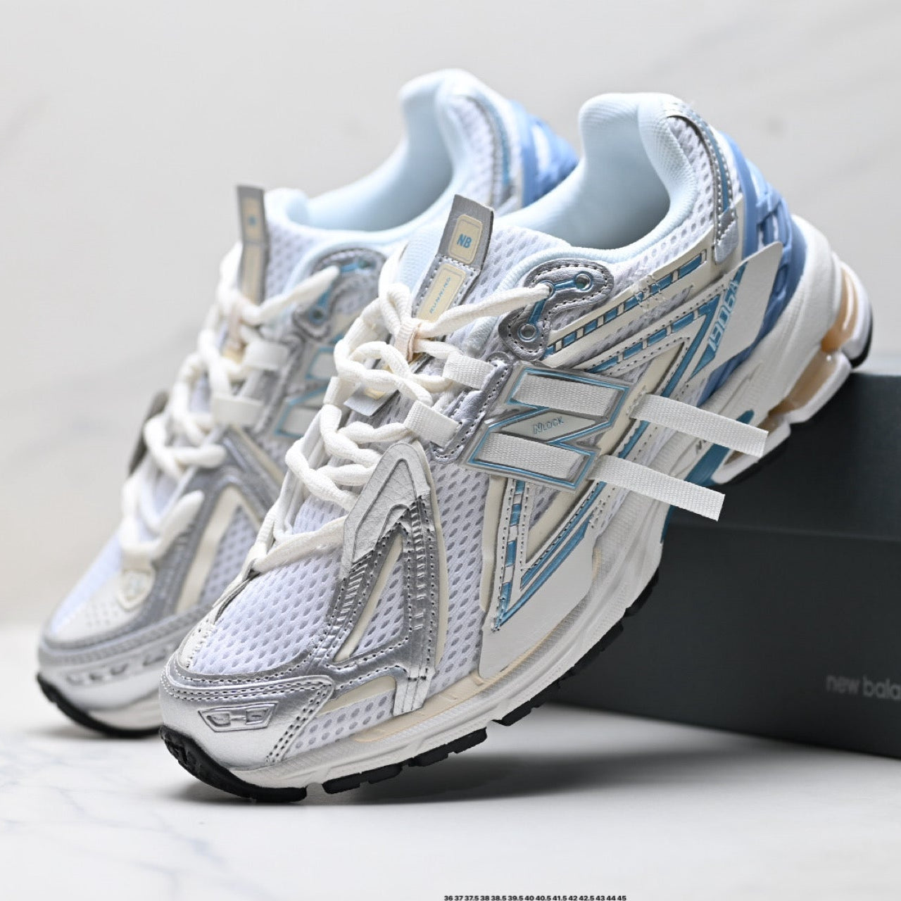 New Balance 1906R Running Shoes - White/Silver Blue