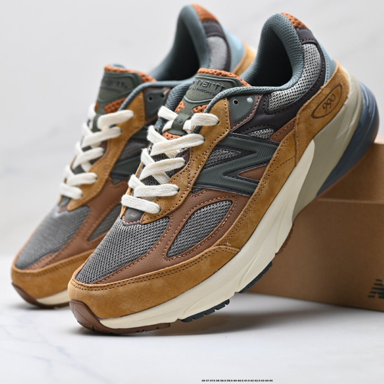 New Balance 990 Sneakers - Brown Grey Beige