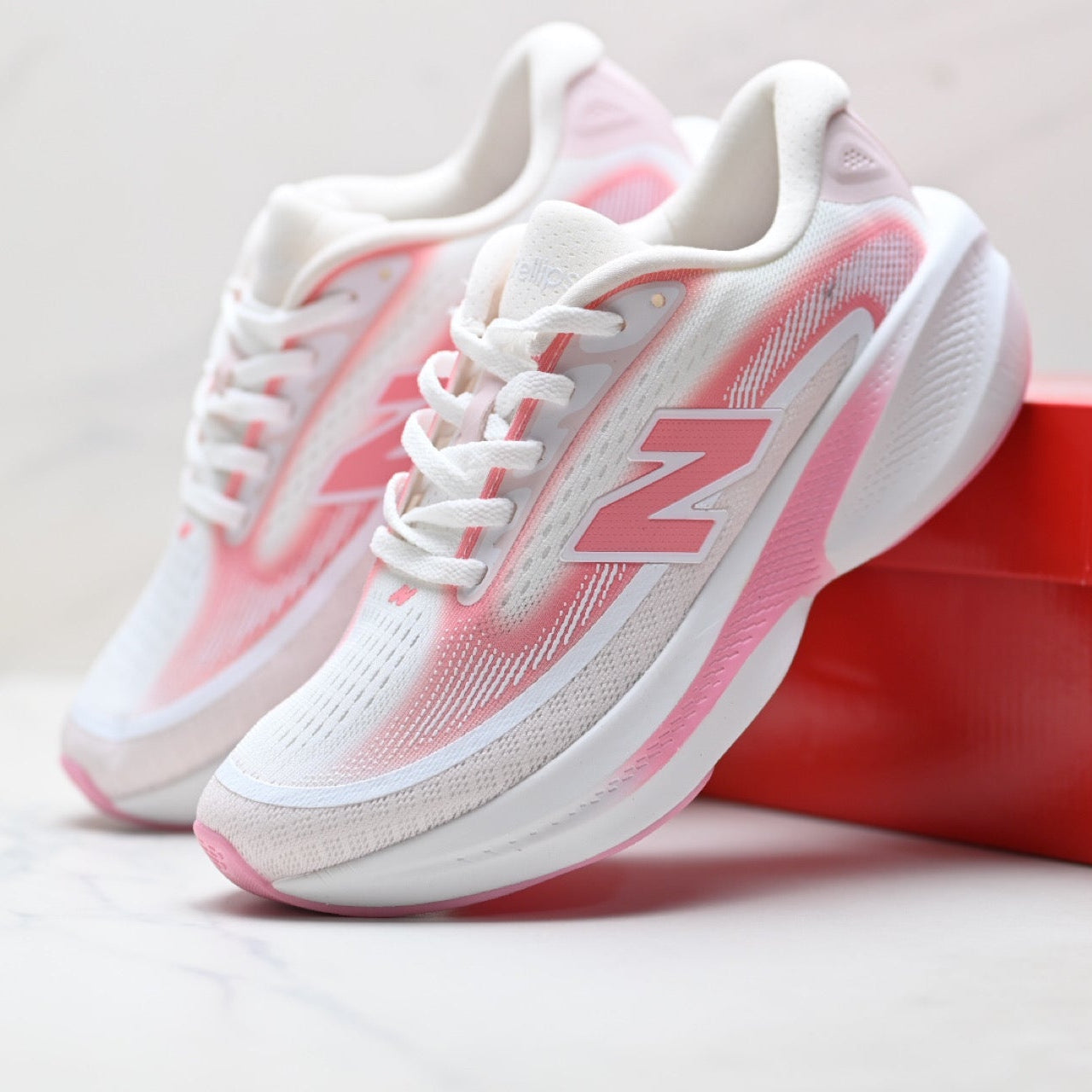 New Balance leichte Laufschuhe - Weiß Pink