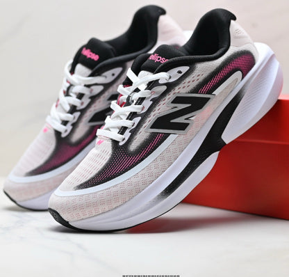 New Balance Ellipse v1 Running Shoes – White Pink Black
