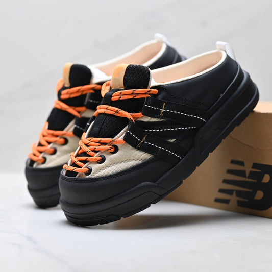 New Balance Outdoor Mule Clogs – Black Beige Orange