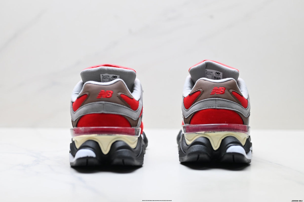 New Balance 9060 Lifestyle Sneakers – Red Grey