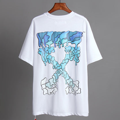 OFF-Whlte Arrow Logo Cotton T-shirt
