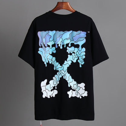 OFF-Whlte Arrow Logo Cotton T-shirt