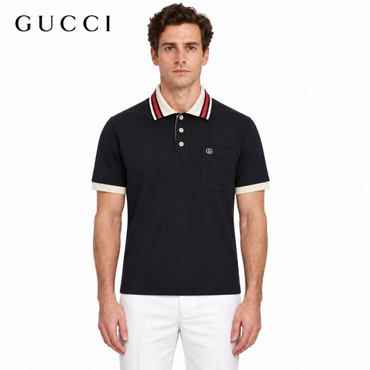 Gucci GG Monogram All-Over Print Polo Shirt
