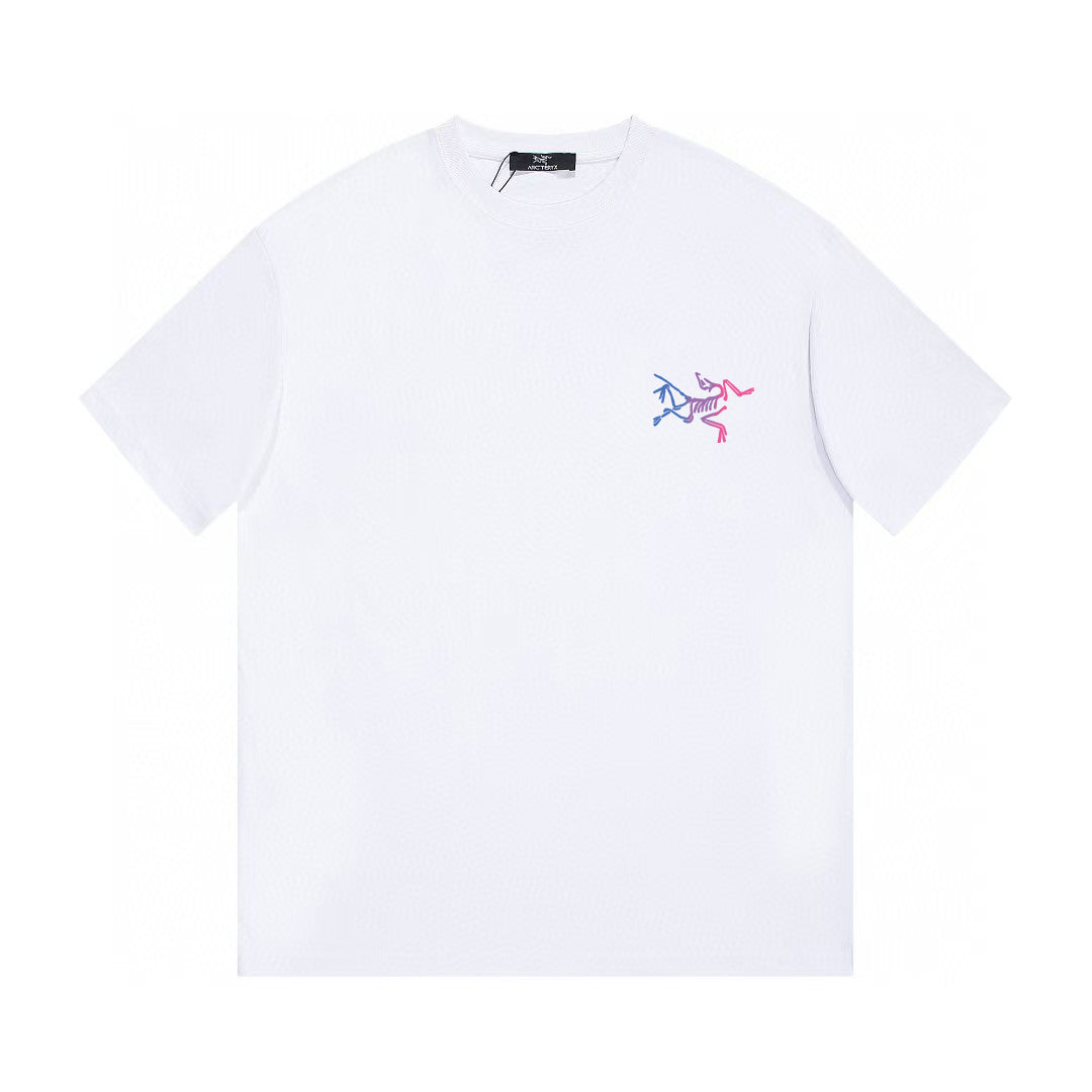 Gradient Skeleton Graphic Oversized T-Shirt – Premium Streetwear Cotton Tee