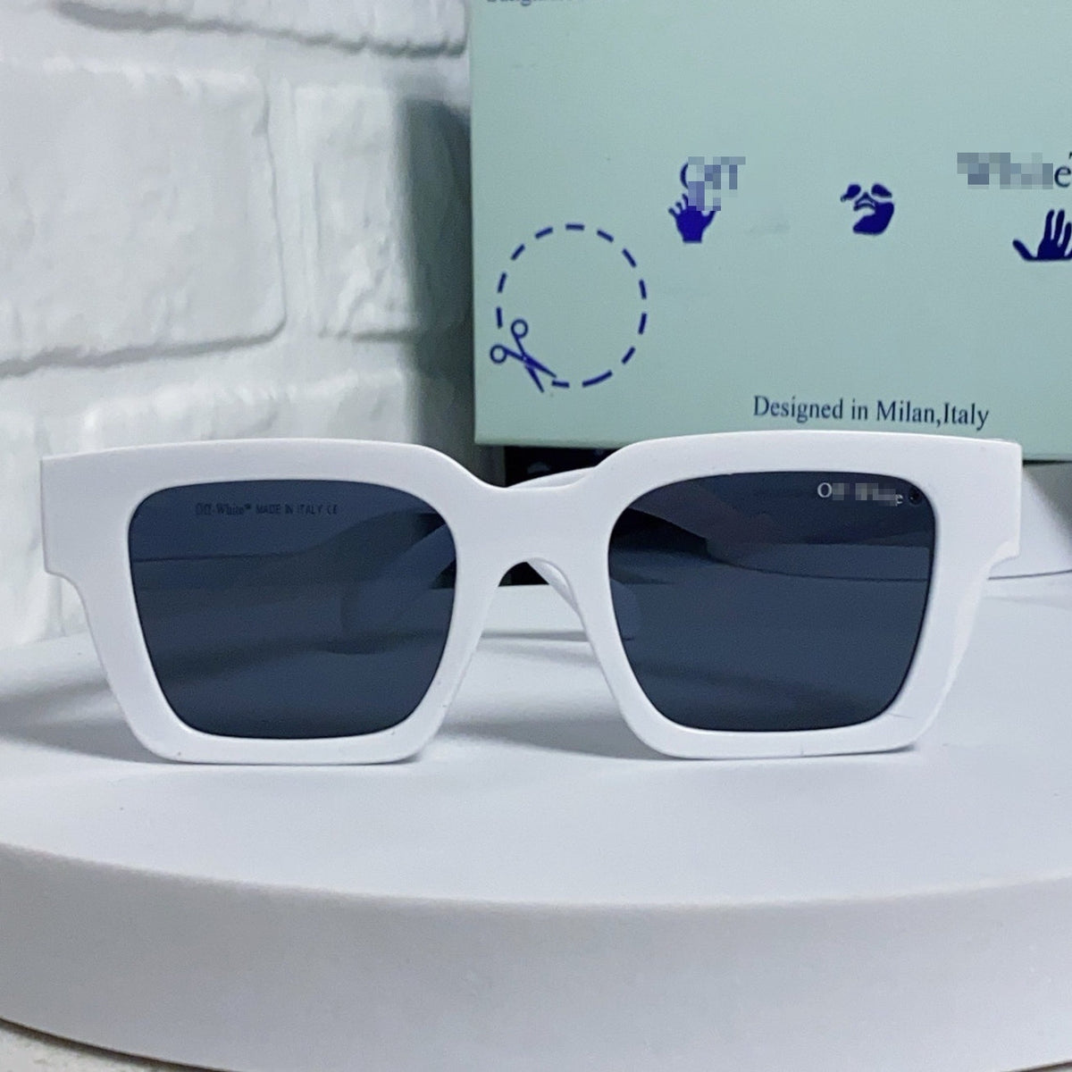 OFF-Whlte Arrow logo sunglasses#004