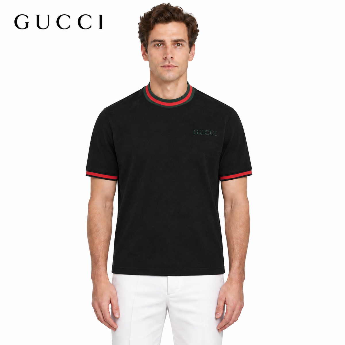 Gucci Web-Trim Logo T-Shirt