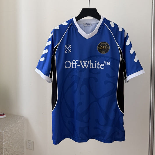 OFF-Whlte Short-sleeved soccer jersey#106