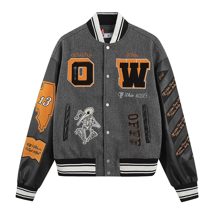 OFF-Whlte Baseball jacket #14