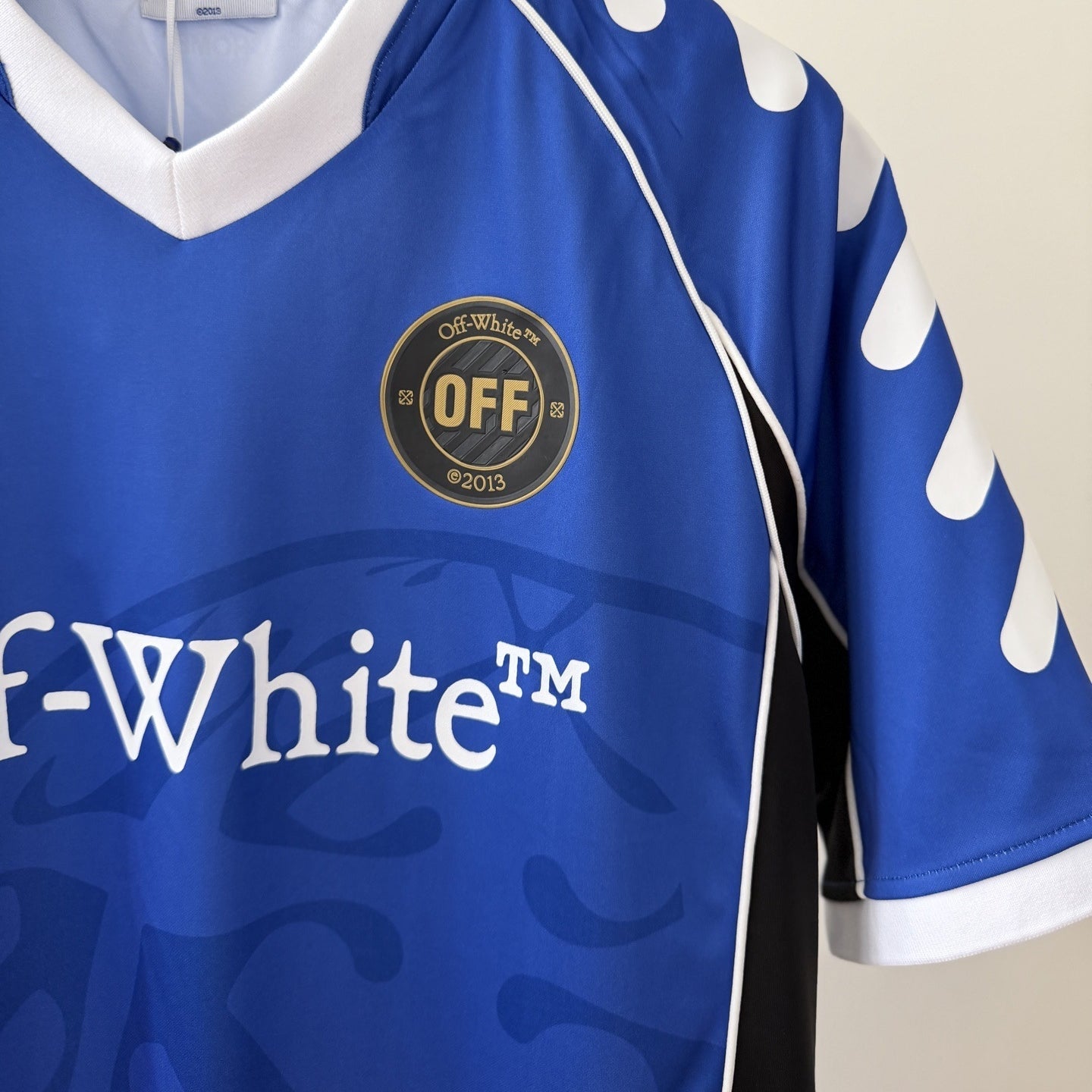 OFF-Whlte Short-sleeved soccer jersey#106