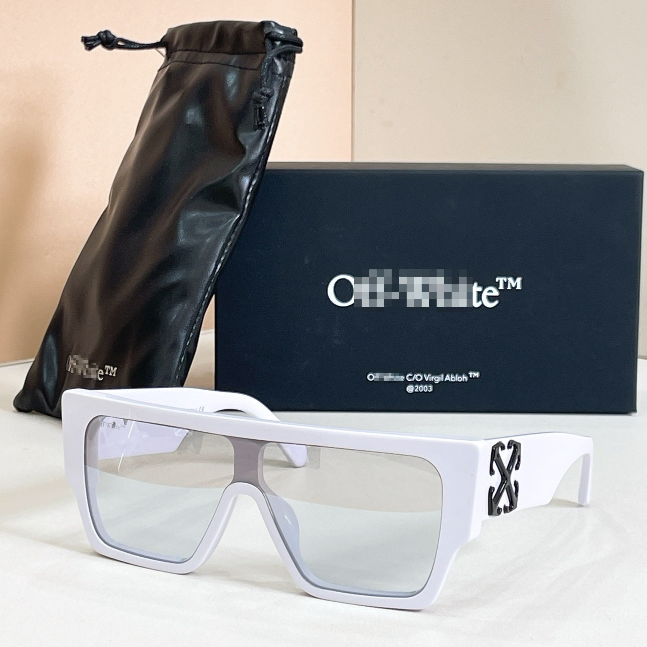 OFF-Whlte Arrow logo sunglasses #011
