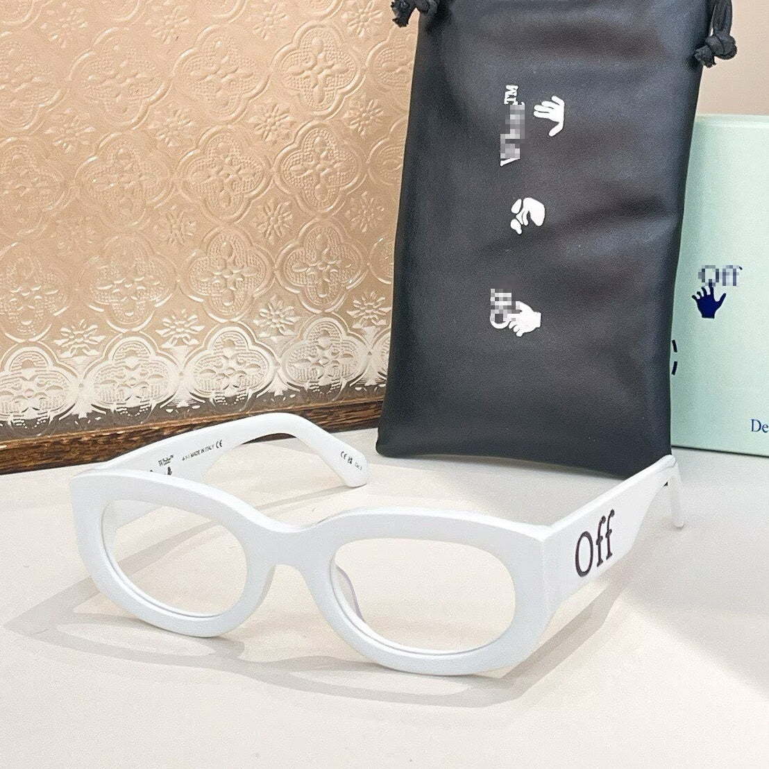OFF-Whlte Arrow logo sunglasses #013
