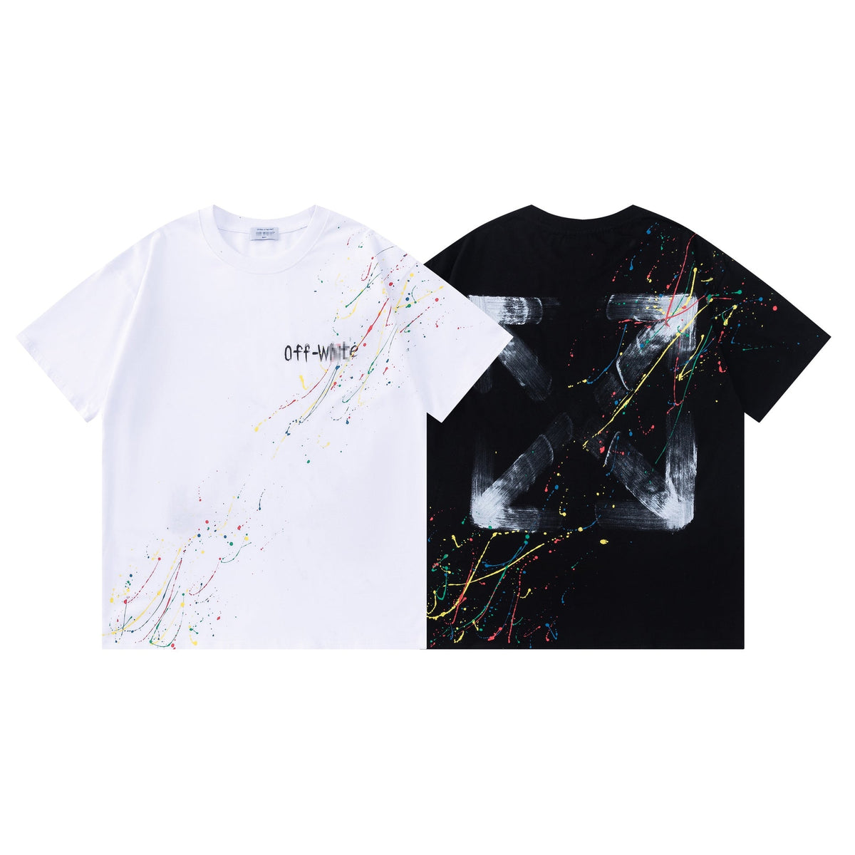 OFF-Whlte Arrow logo print T-shirt #95