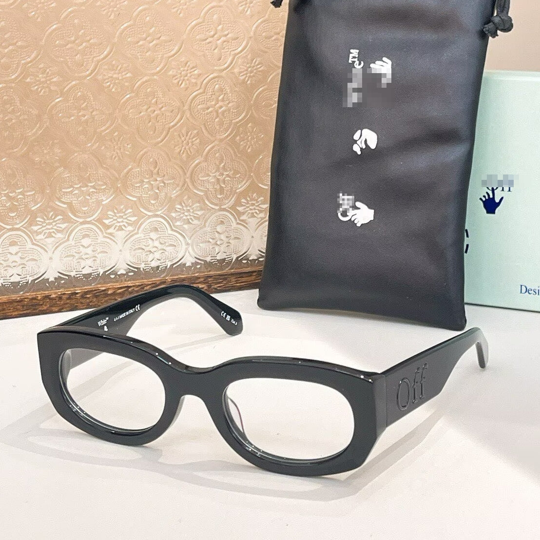 OFF-Whlte Arrow logo sunglasses #013