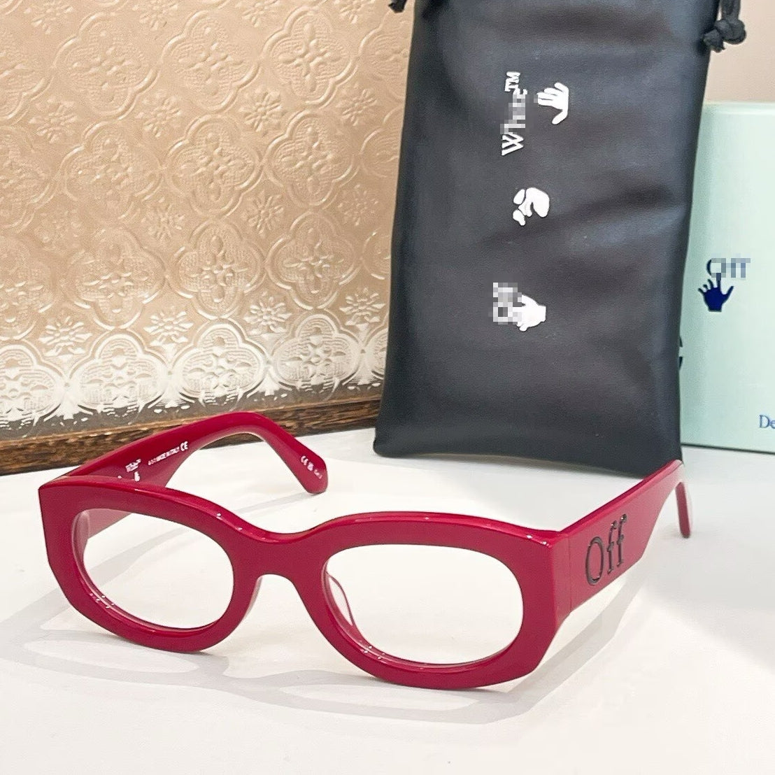 OFF-Whlte Arrow logo sunglasses #013