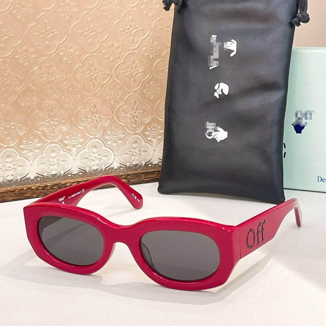 OFF-Whlte Arrow logo sunglasses #013