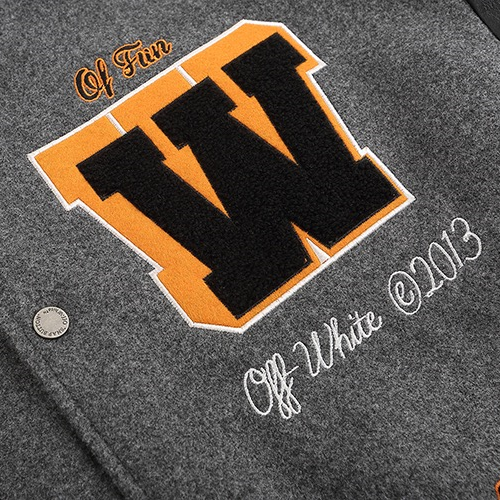 OFF-Whlte Baseball jacket #14