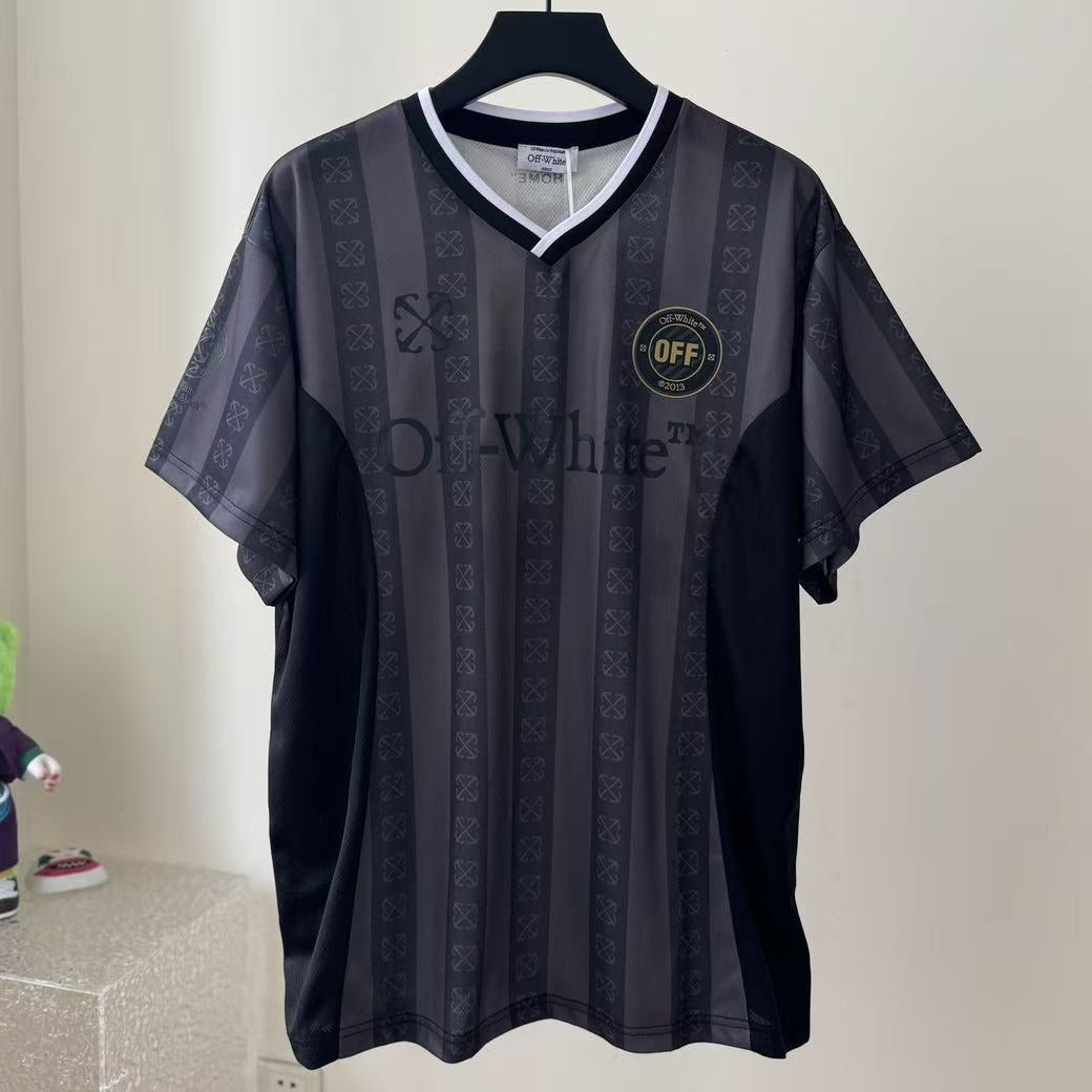 OFF-Whlte Short-sleeved soccer jersey#106