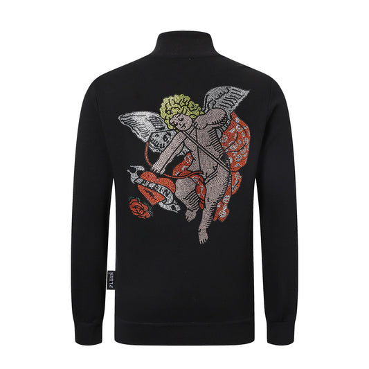 PP Stand collar sweatshirt jacket #3