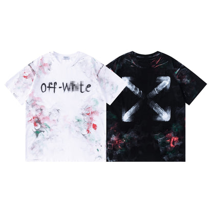 OFF-Whlte Arrow logo print T-shirt #96