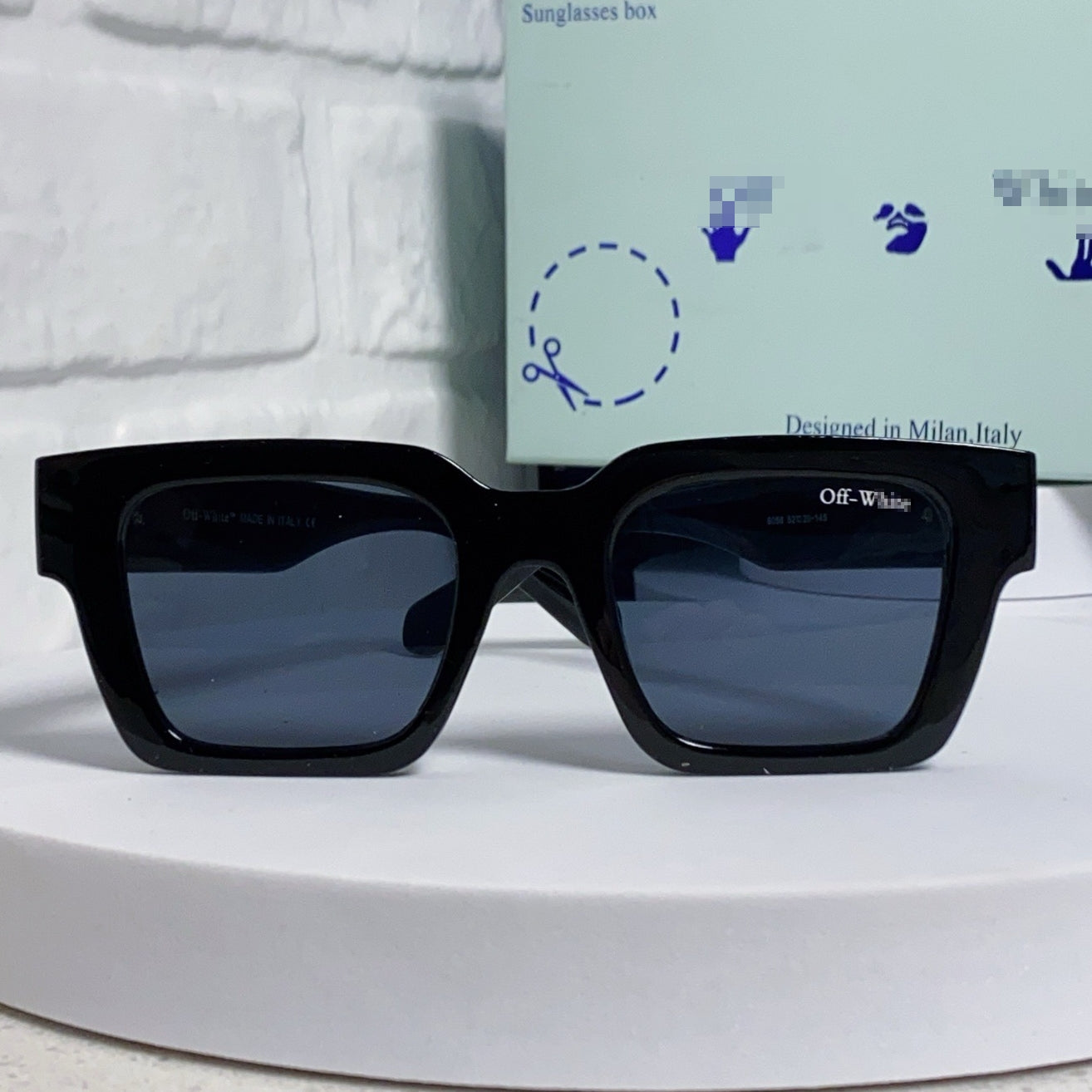 OFF-Whlte Arrow logo sunglasses#004