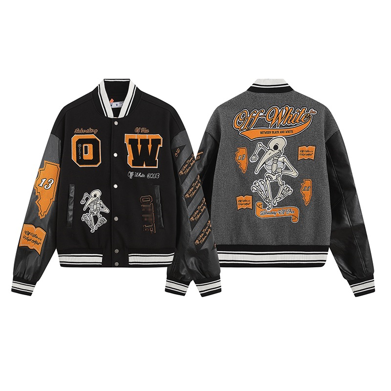OFF-Whlte Baseball jacket #14