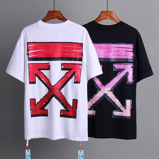 OFF-Whlte Arrow Logo Cotton T-shirt-1182