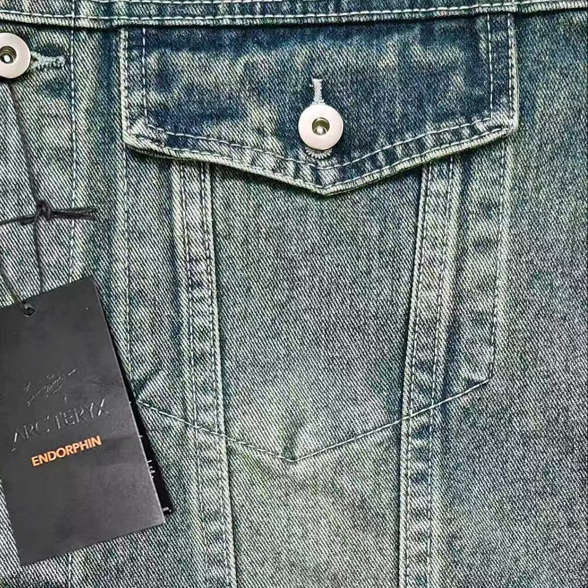 Arctaryx Oversized Collared Denim Jacket