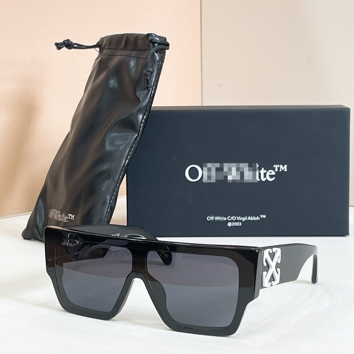 OFF-Whlte Arrow logo sunglasses #011