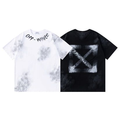 OFF-Whlte Arrow logo print T-shirt #97