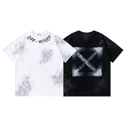 OFF-Whlte Arrow logo print T-shirt #97