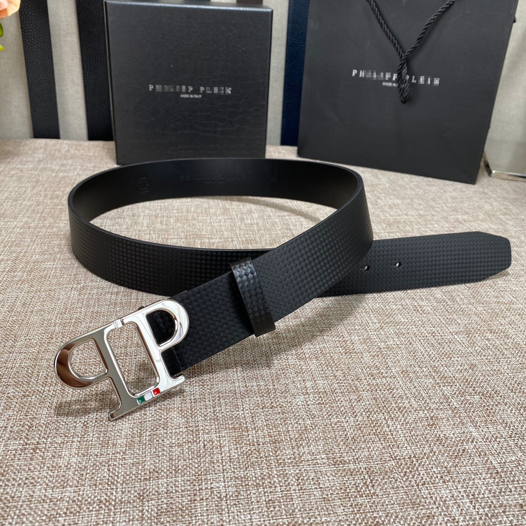 PP Leather Logo Belt#10