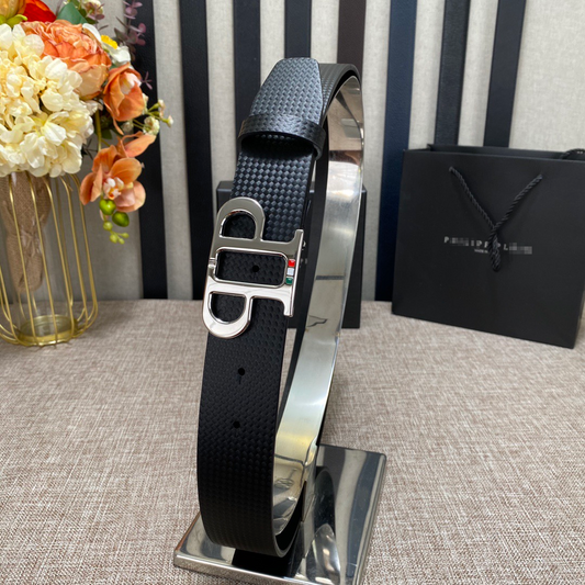 PP Leather Logo Belt#10