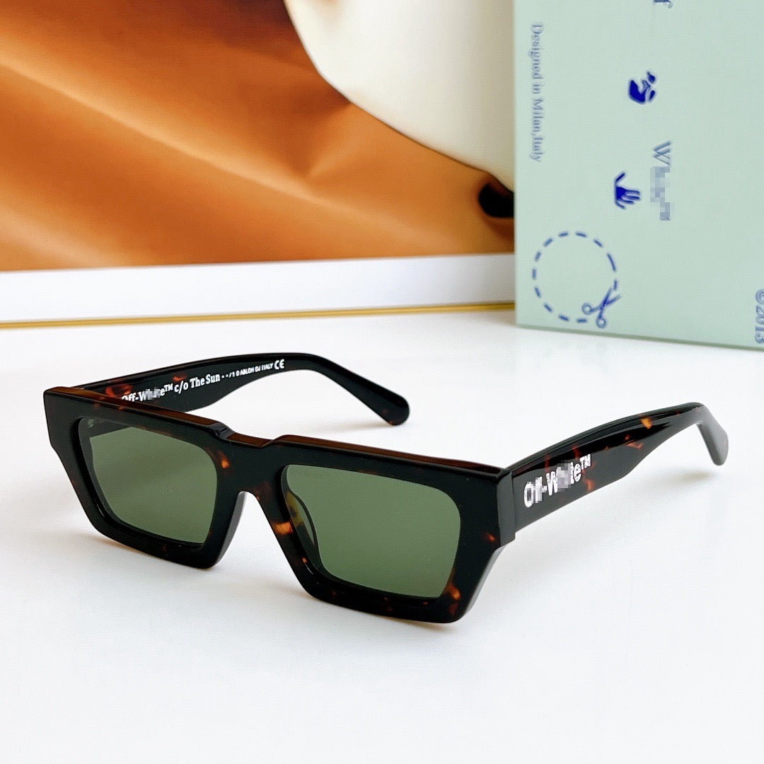 OFF-Whlte Arrow logo sunglasses #018