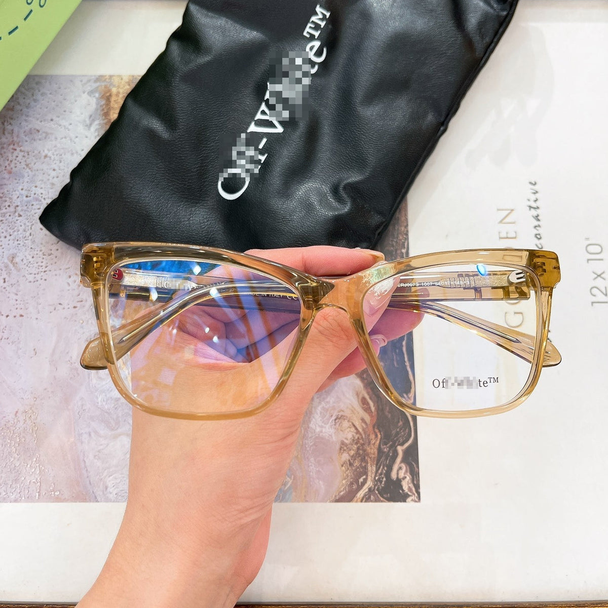 OFF-Whlte Arrow logo sunglasses #015