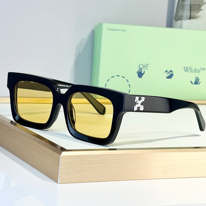 OFF-Whlte Arrow logo sunglasses #010