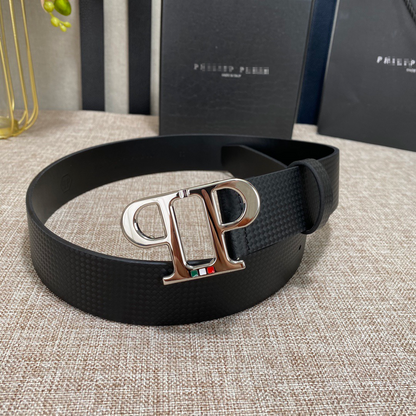 PP Leather Logo Belt#10