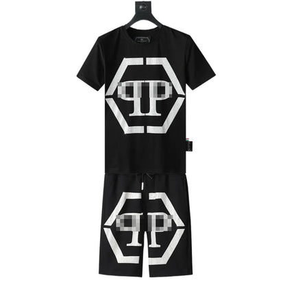 PP new letter diamond men's suit