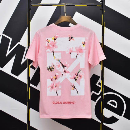 OFF-Whlte Arrow logo print T-shirt#72