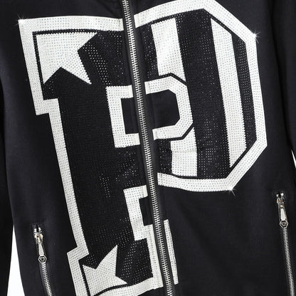 PP Skull Hoodie Jacket Suit