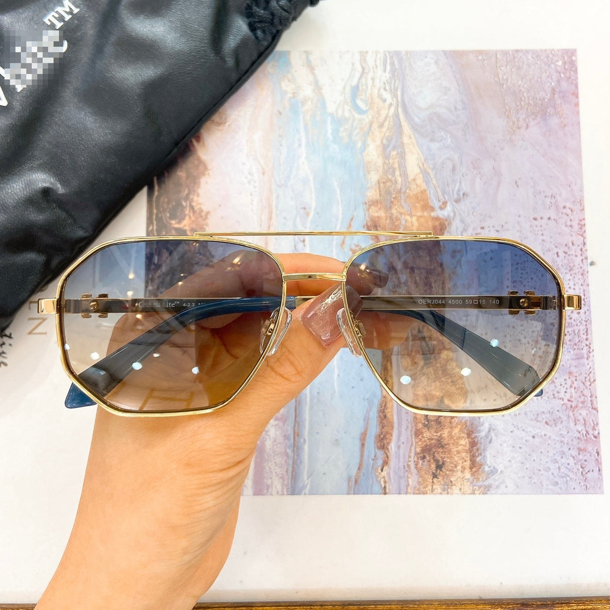 OFF-Whlte Arrow logo sunglasses #009