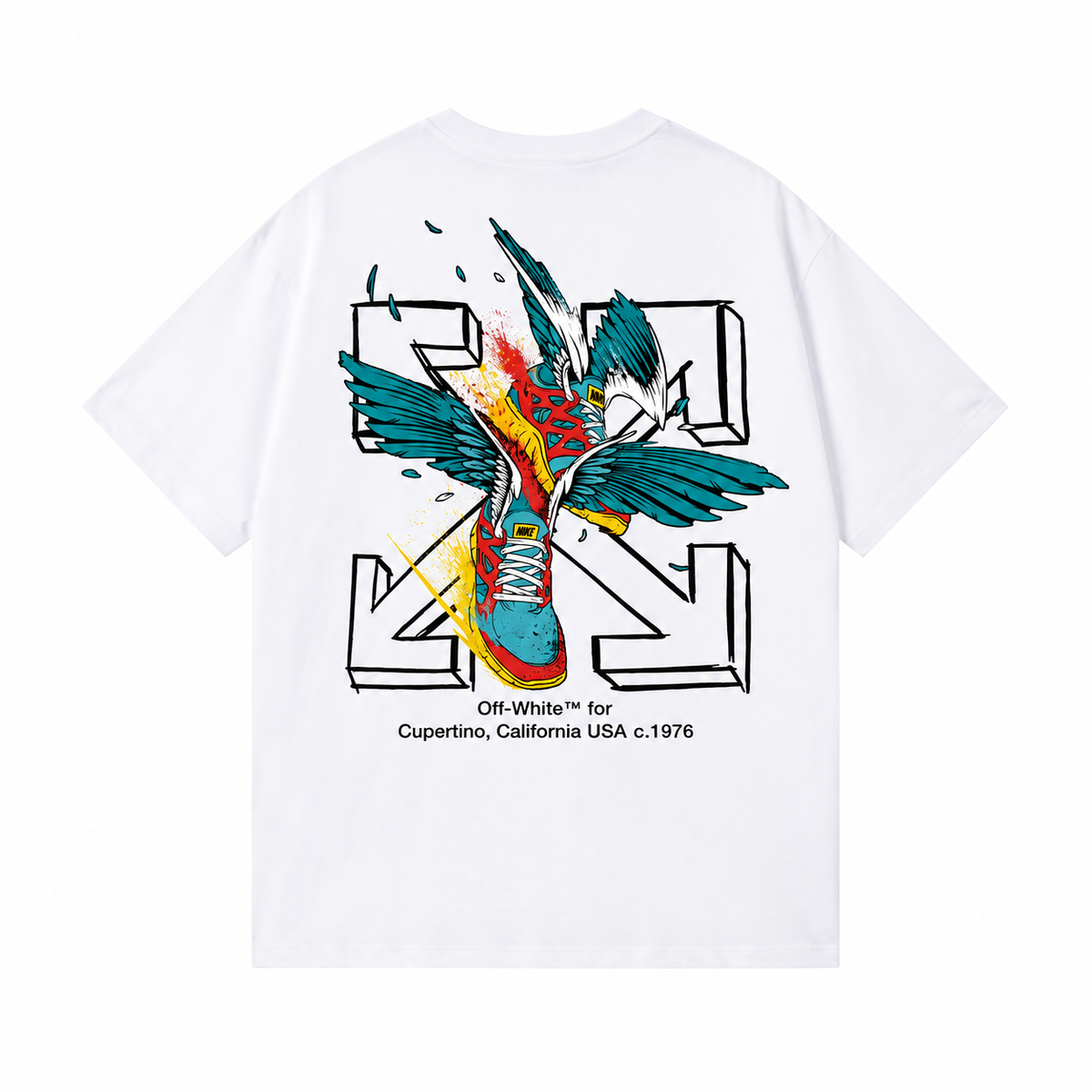 OFF-Whlte Arrow sign T-shirt#113