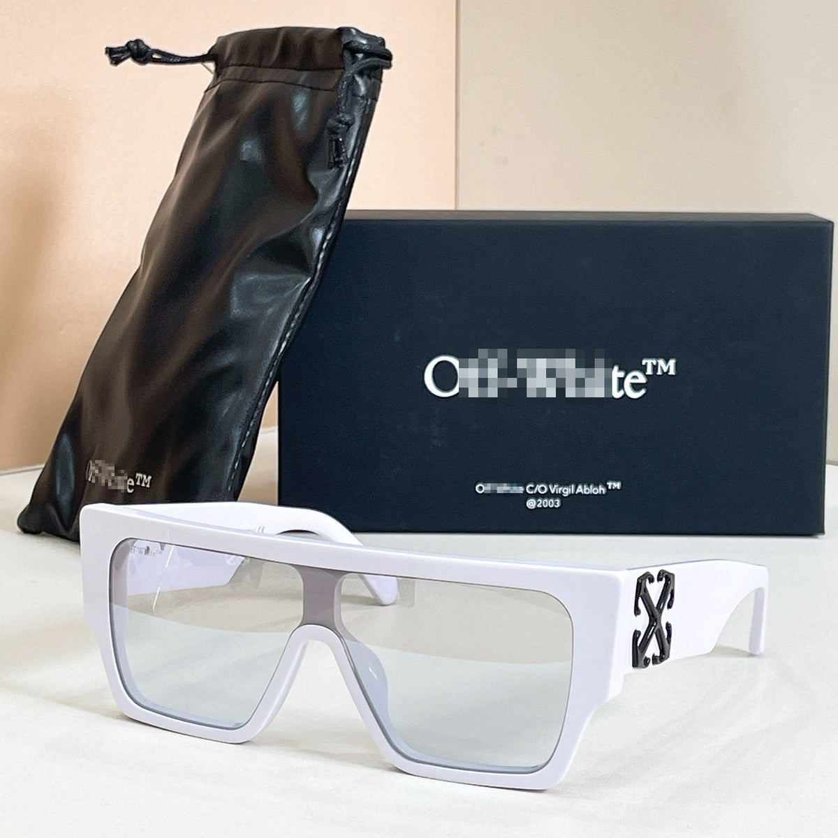 OFF-Whlte Arrow logo sunglasses #011