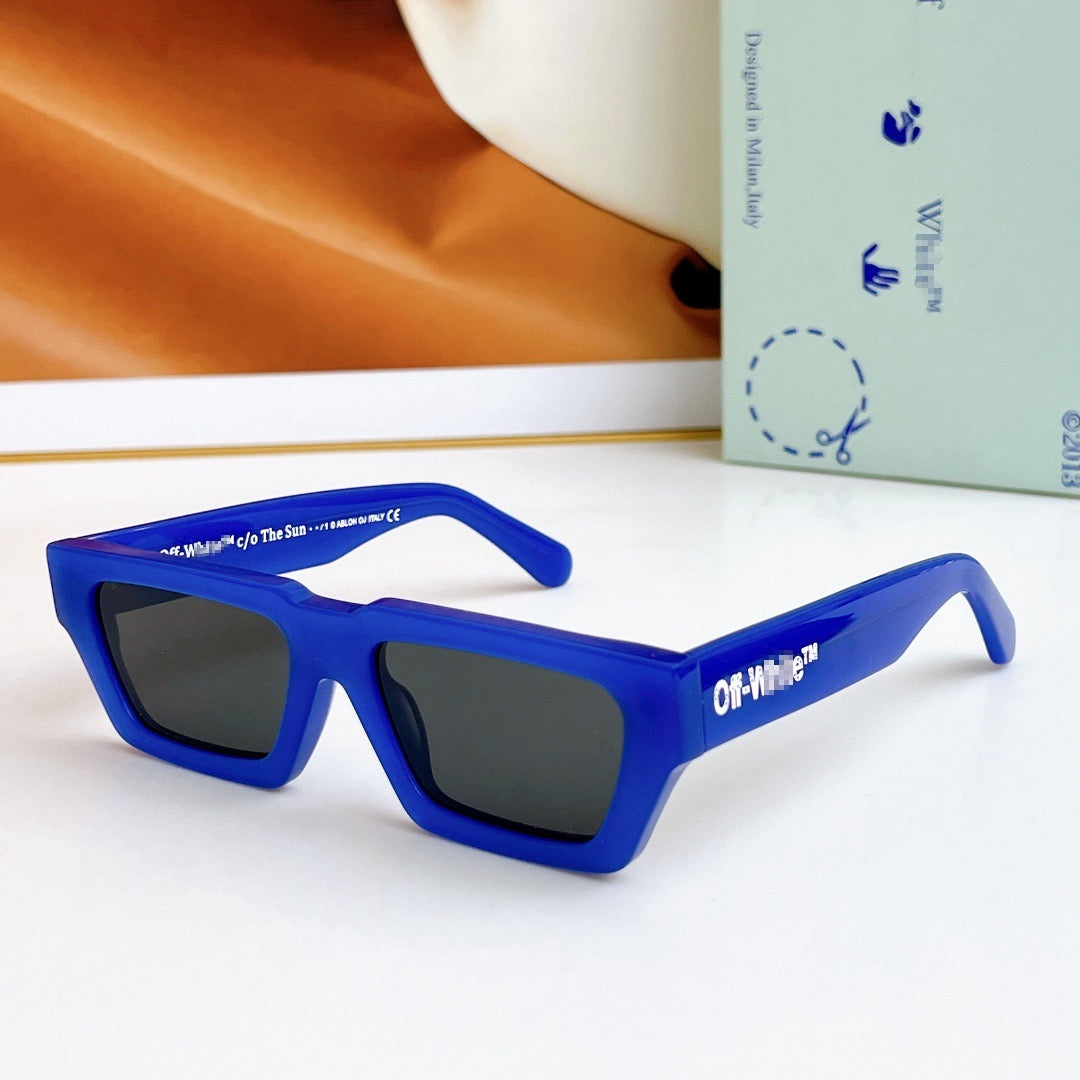 OFF-Whlte Arrow logo sunglasses #018