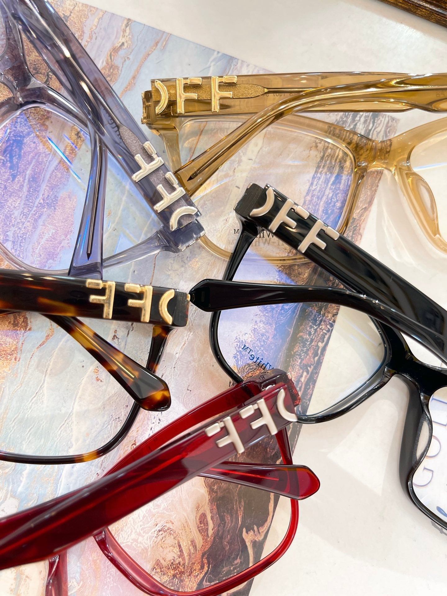OFF-Whlte Arrow logo sunglasses #015