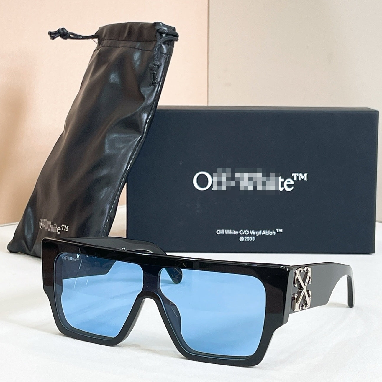 OFF-Whlte Arrow logo sunglasses #011