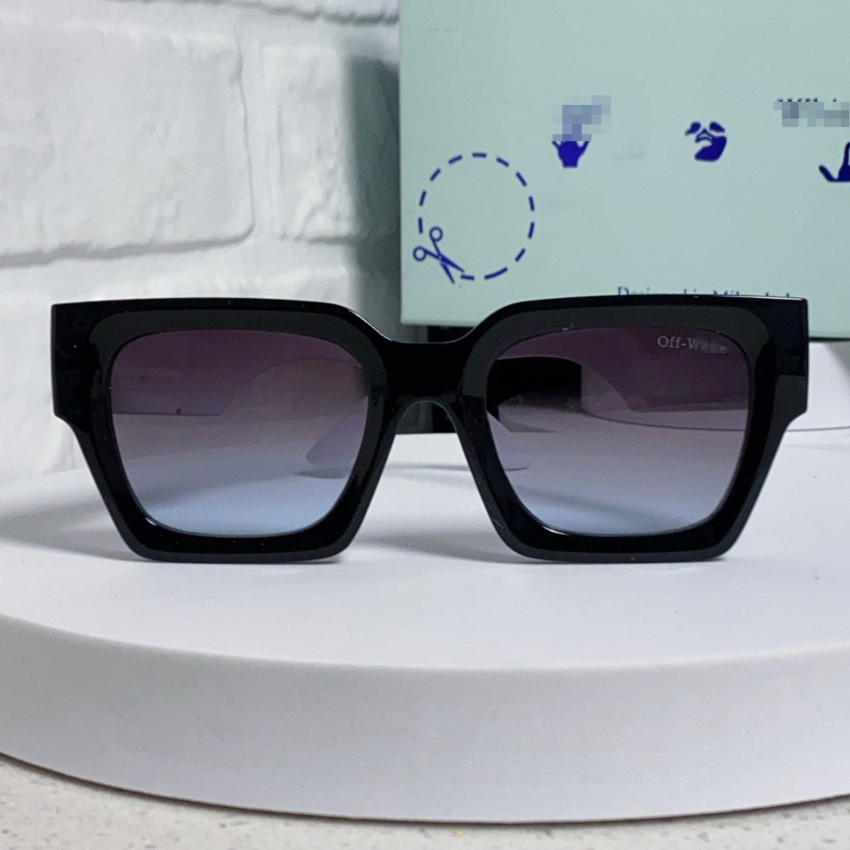 OFF-Whlte Arrow logo sunglasses#005