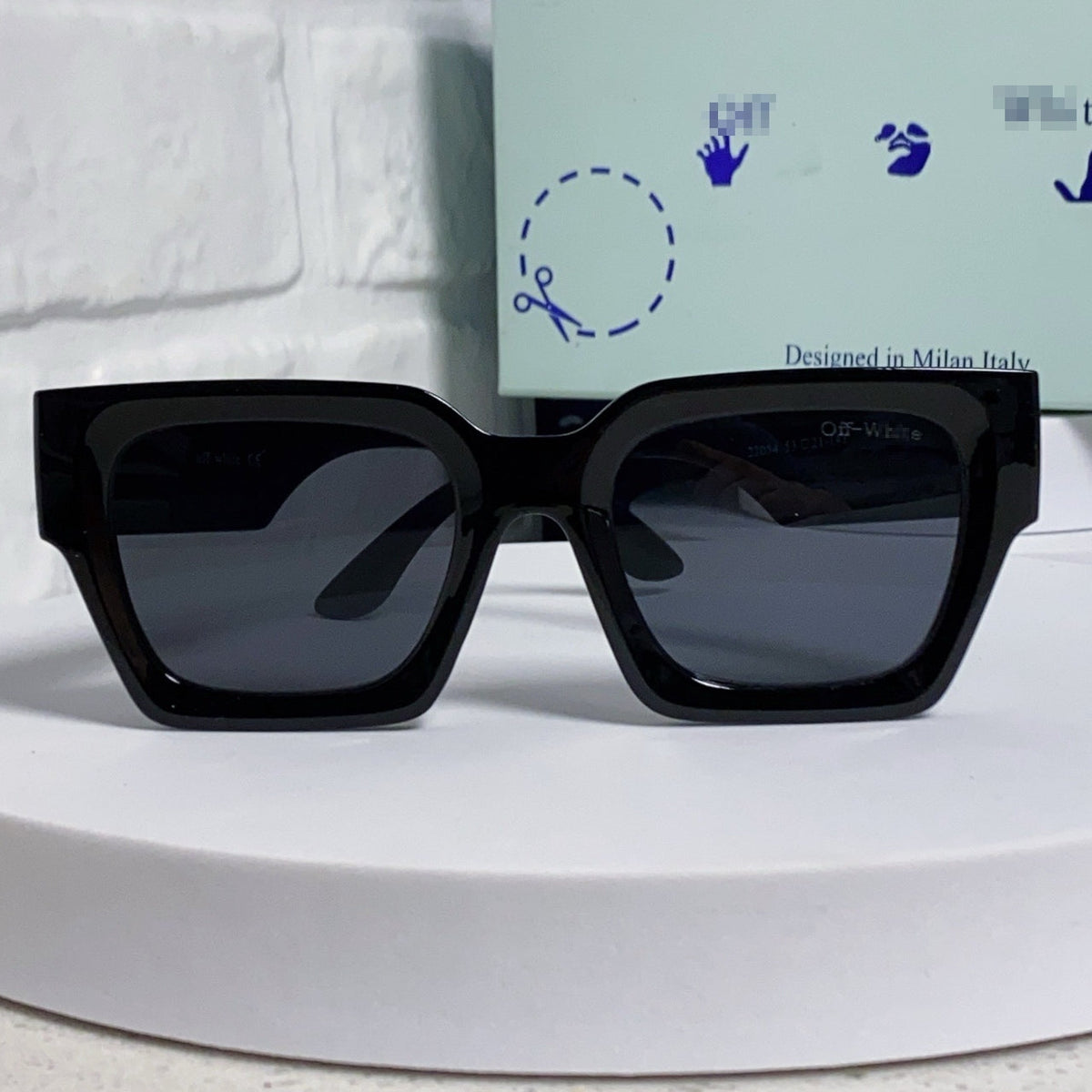 OFF-Whlte Arrow logo sunglasses#005